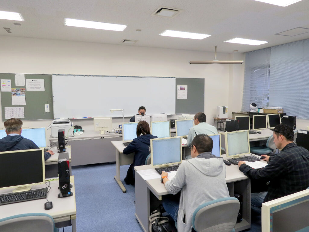 CAD受講の様子